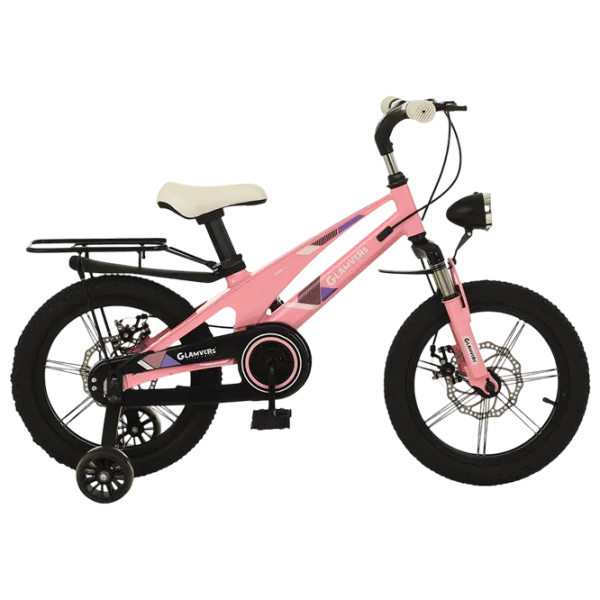 Bicicletă Glamvers Cross Spoke 16" 16" Aliaj de magneziu / Pink Black photo 1
