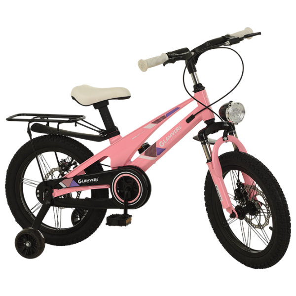Bicicletă Glamvers Cross Spoke 16" 16" Aliaj de magneziu / Pink Black photo 2