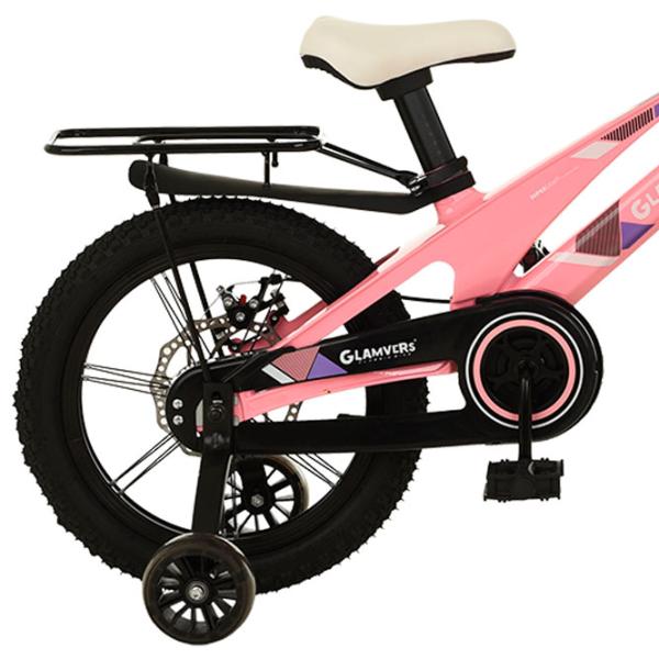 Bicicletă Glamvers Cross Spoke 16" 16" Aliaj de magneziu / Pink Black photo 3