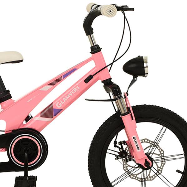 Bicicletă Glamvers Cross Spoke 16" 16" Aliaj de magneziu / Pink Black photo 4