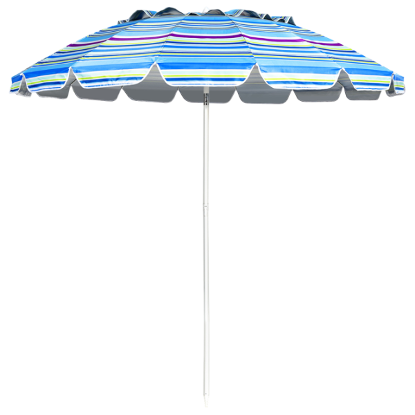 Umbrelă de grădină Costway OP70716BL White Blue photo 1