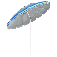 Umbrelă de grădină Costway OP70716BL White Blue photo 2