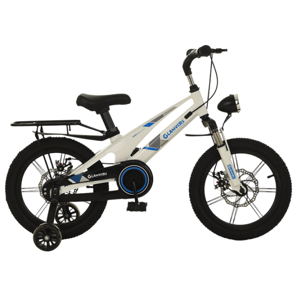 Bicicletă Glamvers Cross Spoke 16" 16" Aliaj de magneziu / White Blue photo 1