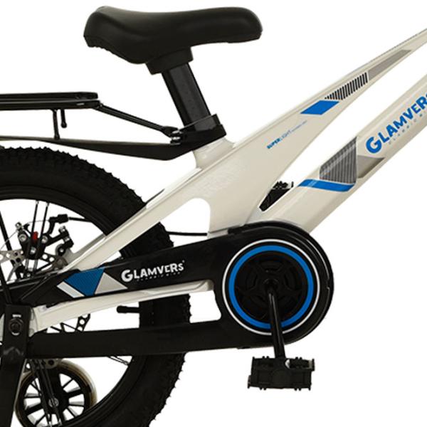 Bicicletă Glamvers Cross Spoke 16" 16" Aliaj de magneziu / White Blue photo 3