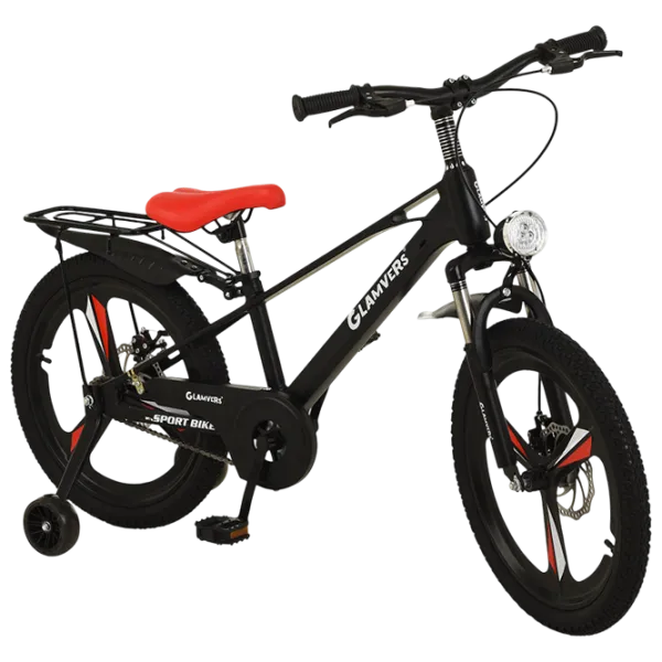 Bicicletă Glamvers Cross Lux 20" 20" Aliaj de magneziu / Black Red photo 2