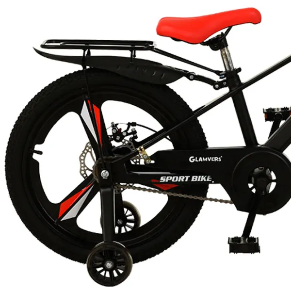 Bicicletă Glamvers Cross Lux 20" 20" Aliaj de magneziu / Black Red photo 3