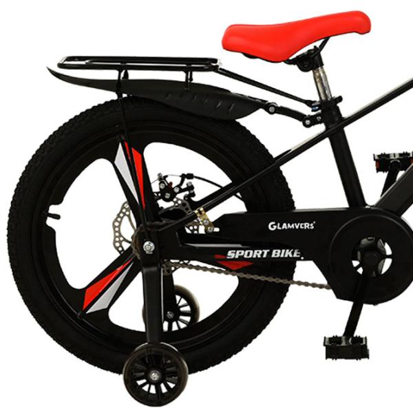 Bicicletă Glamvers Cross Lux 20" 20" Aliaj de magneziu / Black Red photo 3