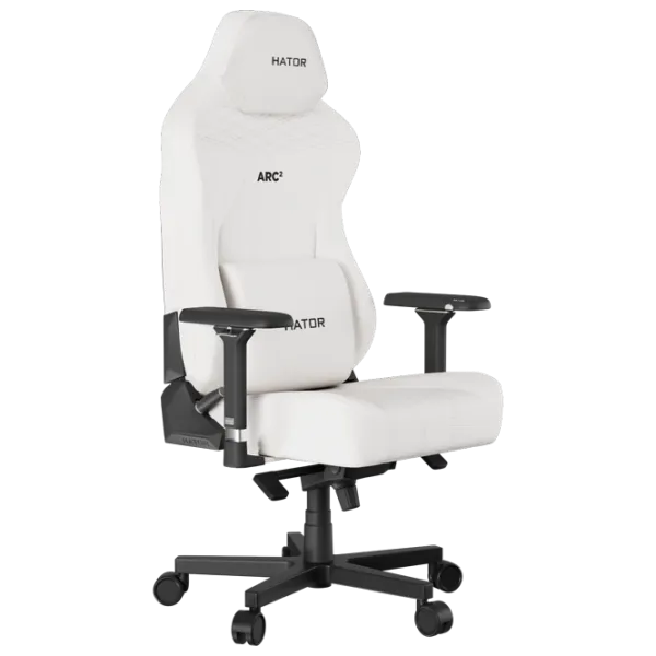 Игровое кресло Hator Arc 2 XL Черный Белый photo 2
