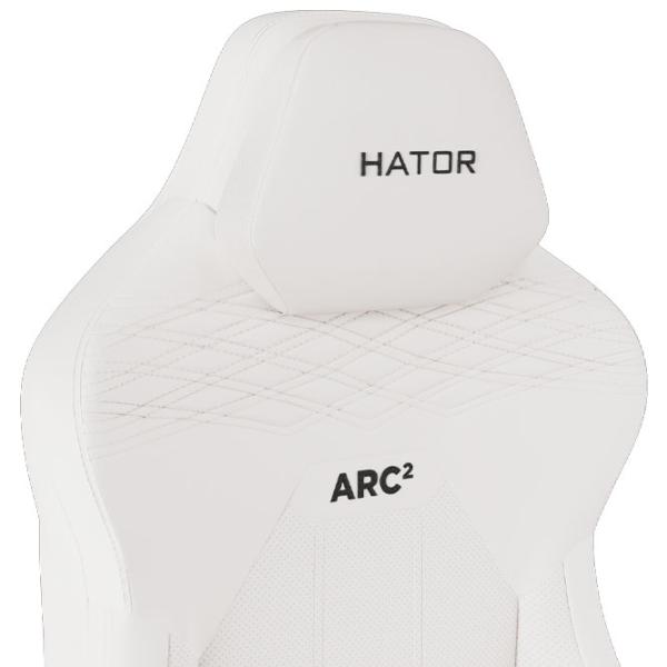 Игровое кресло Hator Arc 2 XL Черный Белый photo 5