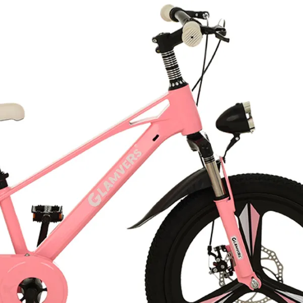 Bicicletă Glamvers Cross Lux 20" 20" Aliaj de magneziu / Pink White photo 4 Bicicletă Glamvers Cross Lux 20" 20" Aliaj de magneziu / Pink White photo 4