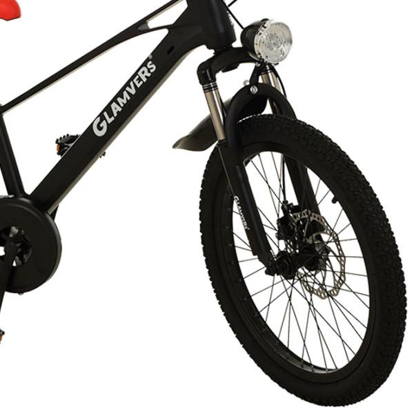 Bicicletă Glamvers Cross Spoke 20" 20" Aliaj de magneziu / Black Red photo 5