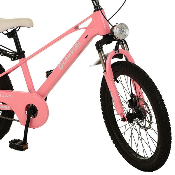 Bicicletă Glamvers Cross Spoke 20" 20" Aliaj de magneziu / Pink White photo 5