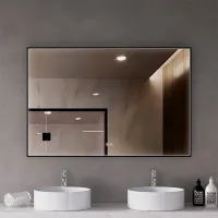 Зеркало для ванной Uniplast LM-102.10060 Стекло / Прямоугольная photo 5