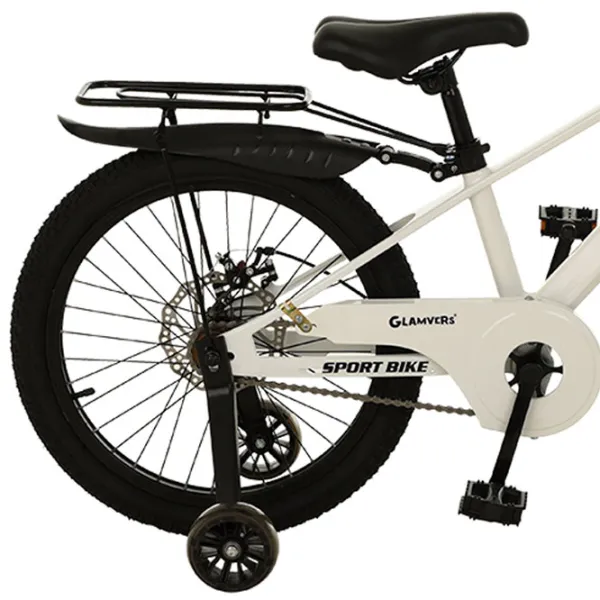 Bicicletă Glamvers Cross Spoke 20" 20" Aliaj de magneziu / White Black photo 5