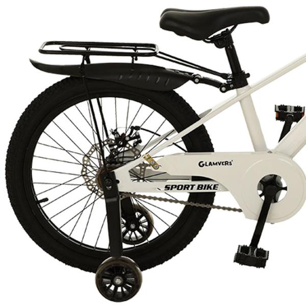 Bicicletă Glamvers Cross Spoke 20" 20" Aliaj de magneziu / White Black photo 5