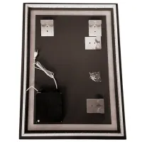 Oglindă de baie Uniplast LM-111.6080 Glass / Dreptunghiulară photo 5