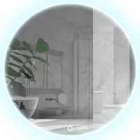Зеркало для ванной Uniplast LM-207.5858 Стекло / Круглая