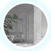 Зеркало для ванной Uniplast LM-209.5858 Стекло / Круглая