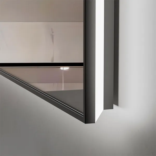 Oglindă de baie Uniplast LM-101.10060 Glass / Dreptunghiulară photo 2