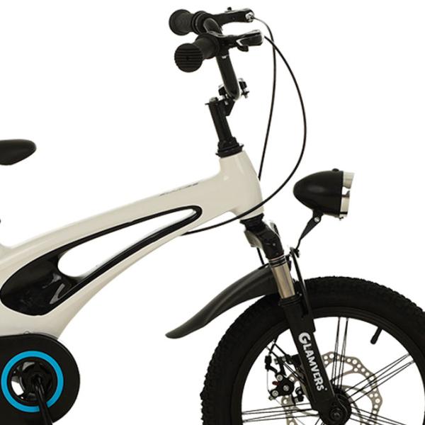 Bicicletă Glamvers Speed Spoke 16" 16" Aliaj de magneziu / White Black photo 4