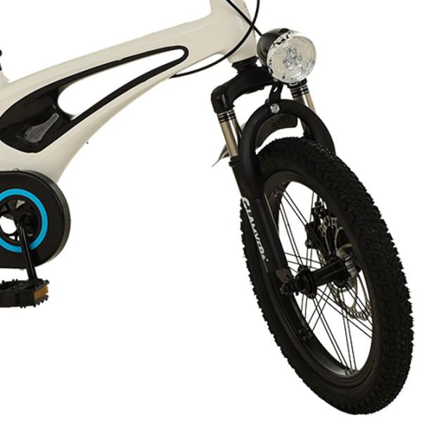 Bicicletă Glamvers Speed Spoke 16" 16" Aliaj de magneziu / White Black photo 5