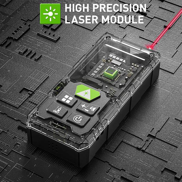 Телеметр Huepar DM-LM100 Батарея / 1 мВт photo 5