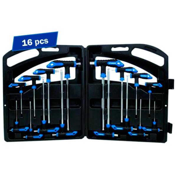 Набор ключей Hyundai HY-59551 Количество в наборе: 16 шт. photo 1 Набор ключей Hyundai HY-59551 Количество в наборе: 16 шт. photo 1