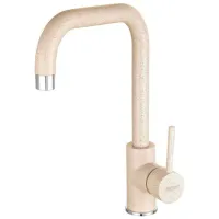 Baterie pentru bucătărie Ferro BFR42S Mono comandă / Pivotantă / Alamă / Beige