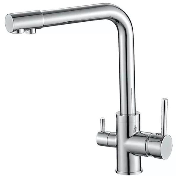 Baterie pentru bucătărie Creavit DW8700 Mono comandă / Pivotantă / Alamă / Inox photo 1 Baterie pentru bucătărie Creavit DW8700 Mono comandă / Pivotantă / Alamă / Inox photo 1
