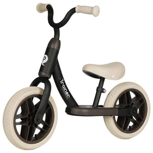 Bicicletă fără pedale Qplay Trainer 12"  Metal / Black Beige photo 1 Bicicletă fără pedale Qplay Trainer 12"  Metal / Black Beige photo 1