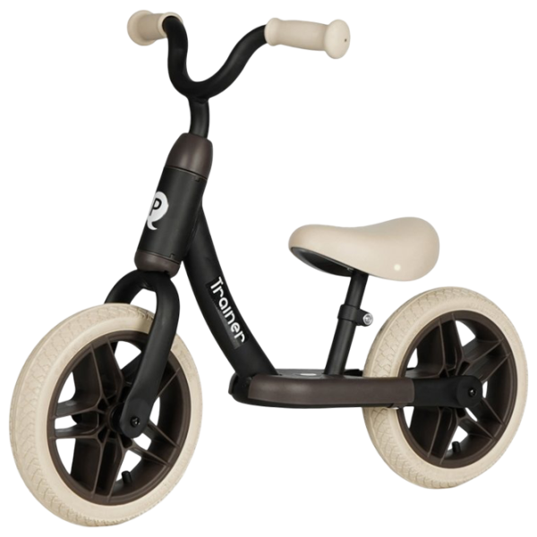 Bicicletă fără pedale Qplay Trainer 12"  Metal / Black Beige photo 1 Bicicletă fără pedale Qplay Trainer 12"  Metal / Black Beige photo 1