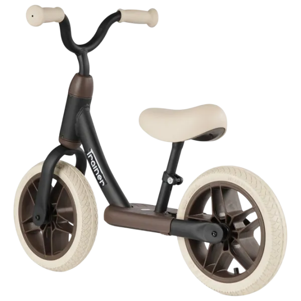 Bicicletă fără pedale Qplay Trainer 12"  Metal / Black Beige photo 3 Bicicletă fără pedale Qplay Trainer 12"  Metal / Black Beige photo 3
