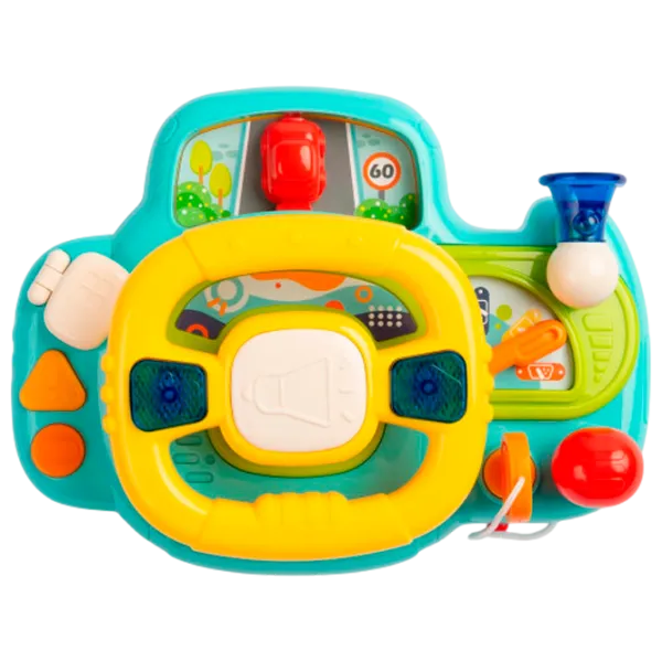 Интерактивная игрушка Toyz Driver's Steering Wheel 9014 7955 18+ месяцев / Разноцветный Бирюзовый photo 1