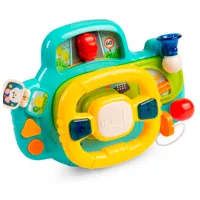 Jucărie interactivă Toyz Driver's Steering Wheel 9014 7955 18+ luni / Multicolor Teal photo 2