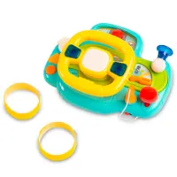 Jucărie interactivă Toyz Driver's Steering Wheel 9014 7955 18+ luni / Multicolor Teal photo 5
