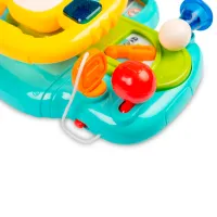 Jucărie interactivă Toyz Driver's Steering Wheel 9014 7955 18+ luni / Multicolor Teal photo 6
