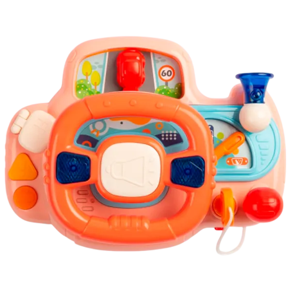 Интерактивная игрушка Toyz Driver's Steering Wheel 9015 7962 18+ месяцев / Разноцветный Розовый photo 1