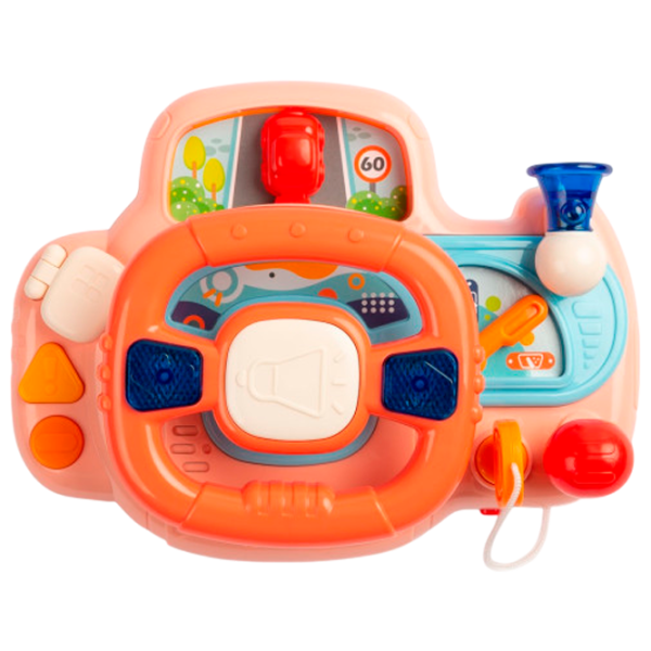 Интерактивная игрушка Toyz Driver's Steering Wheel 9015 7962 18+ месяцев / Разноцветный Розовый photo 1
