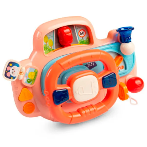 Интерактивная игрушка Toyz Driver's Steering Wheel 9015 7962 18+ месяцев / Разноцветный Розовый photo 2