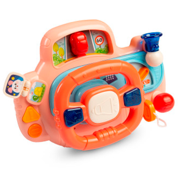 Интерактивная игрушка Toyz Driver's Steering Wheel 9015 7962 18+ месяцев / Разноцветный Розовый photo 2