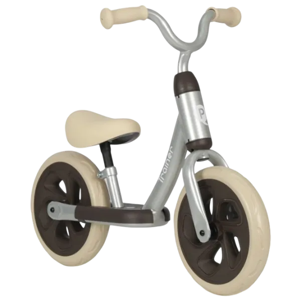 Bicicletă fără pedale Qplay Trainer 12"  Metal / Silver Beige photo 2 Bicicletă fără pedale Qplay Trainer 12"  Metal / Silver Beige photo 2