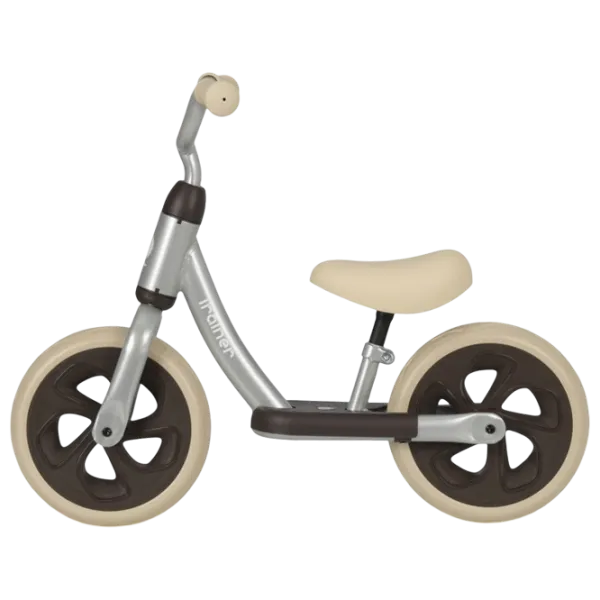 Bicicletă fără pedale Qplay Trainer 12"  Metal / Silver Beige photo 3 Bicicletă fără pedale Qplay Trainer 12"  Metal / Silver Beige photo 3