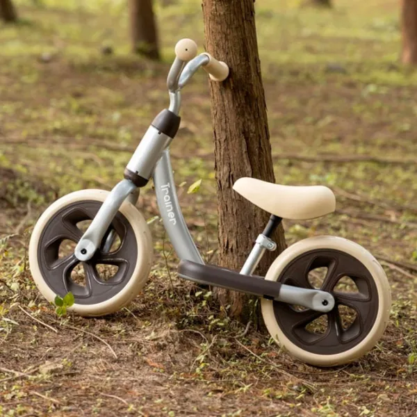 Bicicletă fără pedale Qplay Trainer 12"  Metal / Silver Beige photo 4 Bicicletă fără pedale Qplay Trainer 12"  Metal / Silver Beige photo 4