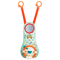 Интерактивная игрушка Toyz Hanging Steering Wheel 9016 7979 18+ месяцев / Разноцветный Зеленый