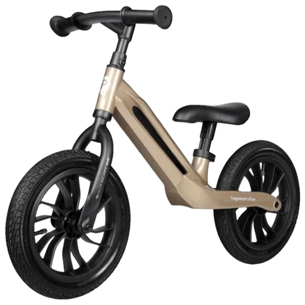 Bicicletă fără pedale Qplay Racer 10"  Metal / Gold Black photo 1