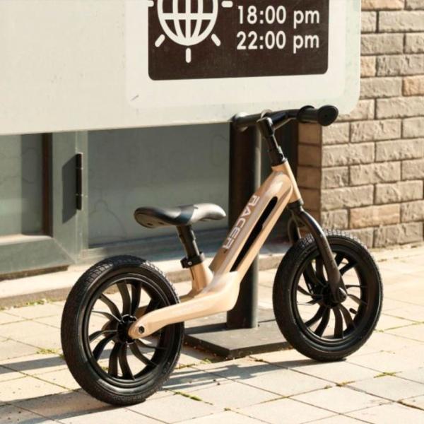 Bicicletă fără pedale Qplay Racer 10"  Metal / Gold Black photo 5