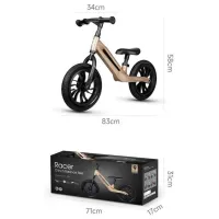 Беговел Qplay Racer 10" Металл / Золото Черный photo 6