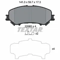 Тормозные колодки Textar 2206503 Передние / Дисковые photo 2