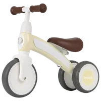 Bicicletă fără pedale Qplay Sweetie  Metal / Beige Cream