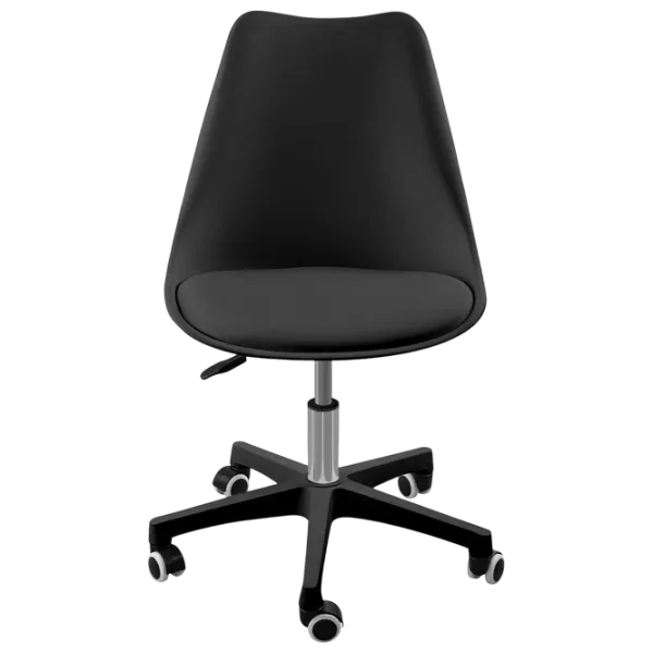 Scaun de birou Sunrise C-30A PP Plastic/ Black  photo 1